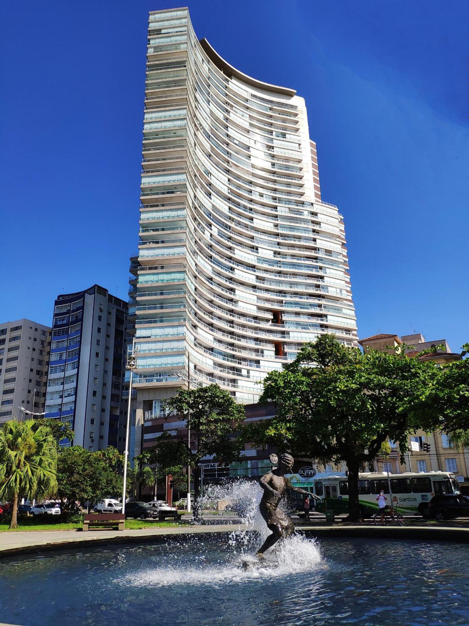 Appartement Book Santos - Unlimited 1112 - Um Pé na areia Extérieur photo