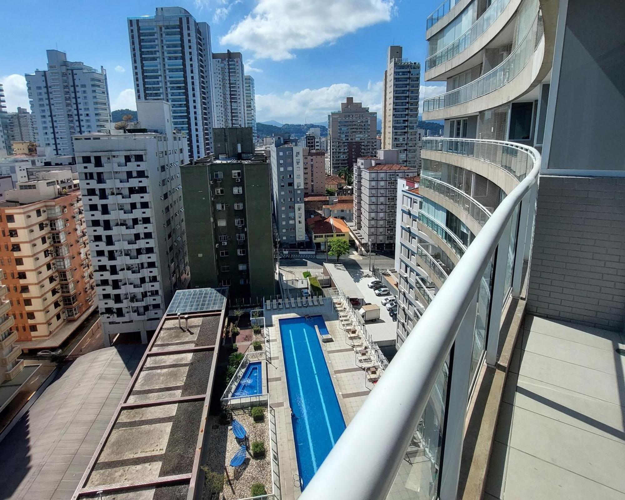 Appartement Book Santos - Unlimited 1112 - Um Pé na areia Extérieur photo